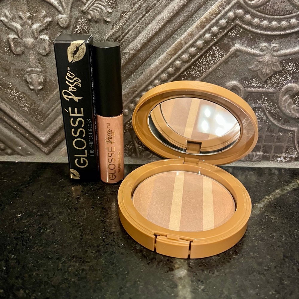 Radiant Lip Gloss & Shimmer Bronzer Duo
